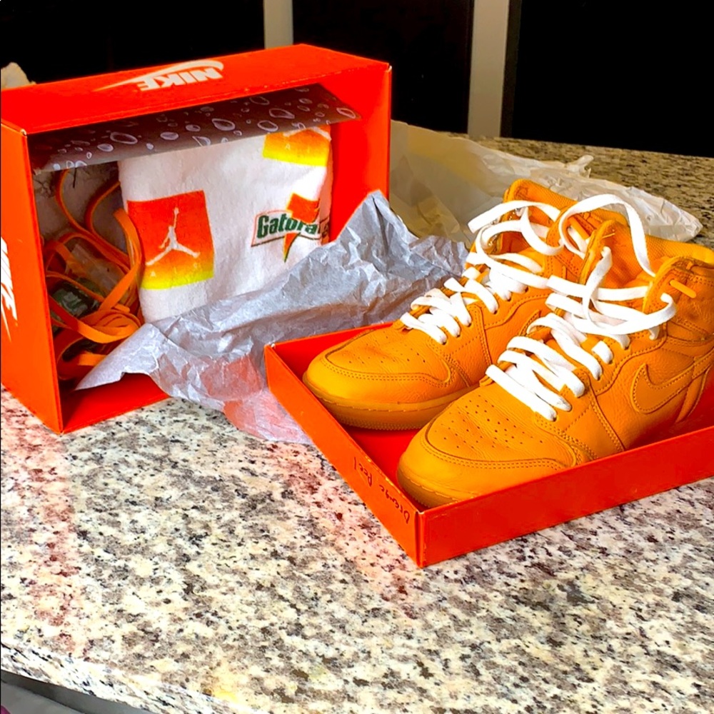 Nike high top 1 , Gatorade edition